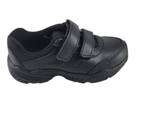Campus Black School Shoes
